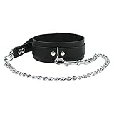 Calgary Halsband und Leine, hochwertiges Rindsleder, echtes Leder - - Small