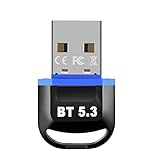 Yheonver USB-Bluetooth-Adapter für PC USB-Bluetooth-Dongle 5.3 Drahtloser...