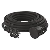 EMOS - IP44 Verlängerungskabel 10m - 1 Schuko-Steckdose - wasserdicht,...