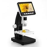 CIMELR Digital Mikroskop, 4,3-Zoll, 50X-1000X Auflösung, USB Mit 8...