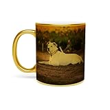 Fabulous Gold Tasse aus verchromter Keramik, Labrador Retriever,...