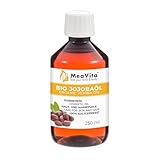 VitaFeel Bio Jojobaöl Gold 250 ml inkl. Pumper | 100% reines...