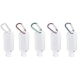 YUEMING 5 Stück 50ml Reiseflaschen Set, Flip-Cap Plastikflaschen...