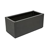 XL Pflanzkasten Blumenkasten im Struktur-Design aus Kunststoff in...