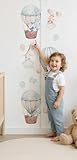 Selbstklebende Tapete Weiß Kindermotiv Maßband Möbelfolie 6 x 0,53m...