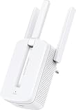 Mercusys MW300RE WLAN-Verstärker-Repeater, 2.4GHz WLAN bis zu 300Mbps, 3 x...