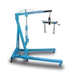 BITUXX Werkstattkran Hydraulischer Motorheber Motorkran Lastkran Hebekran...