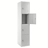 Mendler Schließfach Boston T163, Schließfachschrank Wertfachschrank...