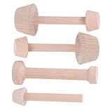 Gatuida 4 Stück Teiliges Holz Tart Stampfer Set Doppelseitig Vielseitiges...