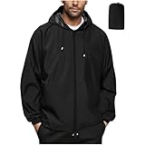 Jamicy Regenjacke Herren Funktionsjacke Wasserdicht Fahrradjacke Winddichte...