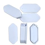 6 Stück weiße Steckdosen-Abdeckungen ES-423206 Staubschutz...