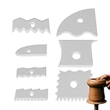Derwrtup Tonbearbeitungswerkzeuge | Keramik Modellierwerkzeuge 7-teiliges...