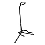Amazon Basics Verstellbarer Klappbarer Gitarrenständer mit Hals-Halterung...