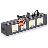 ETEC Professional LED Stroboskop PRO 4x50 Watt COB Blitzer Strobe DJ Effekt...