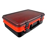 Fishing Tackle Box - Organizer Case Boxes | Double Layer Bait Storage Case...