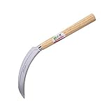 Z-fiber 6,3 'Sägezahngras und japanische Sichel aus Edelstahl, Griff aus...