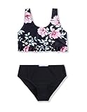 Arshiner Mädchen Bikini Set 2er Sommer Rüschen Badeanzüge Blumen Bustier...