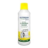 HEITMANN pure Reine Citronensäure | Flüssiger Bio-Entkalker für Küche &...