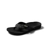 Reef Damen Ortho-Spring Zehentrenner, Schwarz (Bla/Bla Glitter BBG), 37.5...