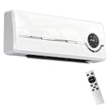 HOMCOM Heizlüfter zur Wandmontage 2000W Keramik-Wandheizung mit...
