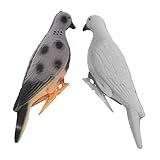 TOGEVAL 2 Stück Eva Schaumstoff Tier bogenschießziel Taubenform Sicheres...