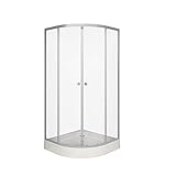 Duschkabine MARWELL Chrystal Round 90 x 90 x 200 cm dusche komplett...