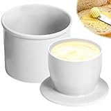 Französische Butterdose, Butterdose Wassergekühlt mit Rund Deckel,...