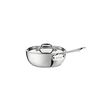 All-Clad 4212 Stainless Steel Sauteuse | Mit Deckel | 20,3 cm |...