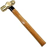 WEDO Kugel Pein Hammer,Messinghammer,Locksmith Hammer Kopfgewicht...