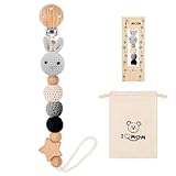 Handgemachte Kaninchen Design Schnullerkette - Geschenk für Babyparty,...