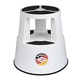 WEDO Rollhocker Super Step – robuster Tritthocker aus bruchfestem...