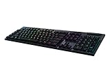 Logitech G915 LIGHTSPEED kabellose mechanische Gaming-Tastatur, Taktiler...