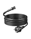 DEWENWILS Heizkabel 230V mit Thermostat, 4M Heizband Frostschutz,...