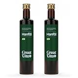 GreatVita Bio Hanföl, 100% rein & kaltgepresst, (2x 500ml) Hanfsamenöl...