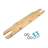 Holz Baby Hochstuhl, Fußstütze, Höhenverstellung mit Ringen für...