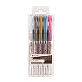 edding 2185 Gelroller - gold, silber, weiß, blau-metallic, pink-metallic -...