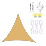 SLDAGe Sonnensegel Dreieckig 5x5x5m, Sonnensegel Uv Schutz, Sonnensegel...