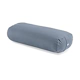 LOTUSCRAFTS® Yoga Bolster für Yin Yoga (Large), Yoga Kissen lang mit...