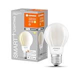 LEDVANCE Smarte LED-Lampe mit Wifi Technologie, Sockel E27, Dimmbar,...