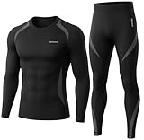 Thermounterwäsche Herren, Skiunterwäsche Winter Thermowäsche Set...