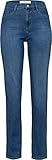 BRAX Damen Style Carola Soft Denim Stretch Jeans, Used Regular Blue, 34W /...