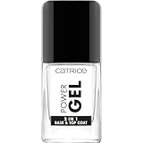 Catrice Power Gel 2in1 Base & Top Coat, Unter- und Überlack, transparent,...