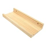 Veemoon Kompaktes Wandregal aus Holz Schwebendes Regal für Schlafzimmer...