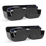 AOROPS Auto Brillenablage, 2 Stück Brillenetui Auto Sonnenbrillen 165 mm x...