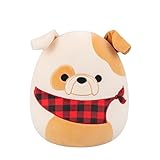 Squishmallows SQCR08585 - Brock die Bulldogge mit Bandana 30 cm,...