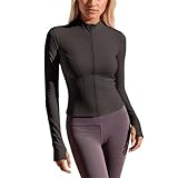 Damen Laufjacke Sportjacke Langarm Gym Tops Yoga Fitness Shirt...