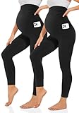 TNNZEET Umstandsleggings Damen Umstandsmode Blickdicht Schwangerschaft...