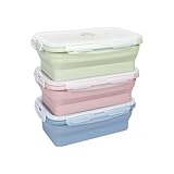EASYLOCK 3 PACK 800ML Frischhaltedosen mit Deckel, Meal Prep Boxen,...