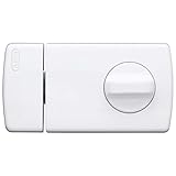 ABUS Tür-Zusatzschloss 2110 - Tür-Zusatzsicherung mit Drehknauf innen und...