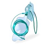 STAYPROTECH Hochkonzentrierte Sauerstoffmaske mit Reservoirbeutel und 2,1 m...